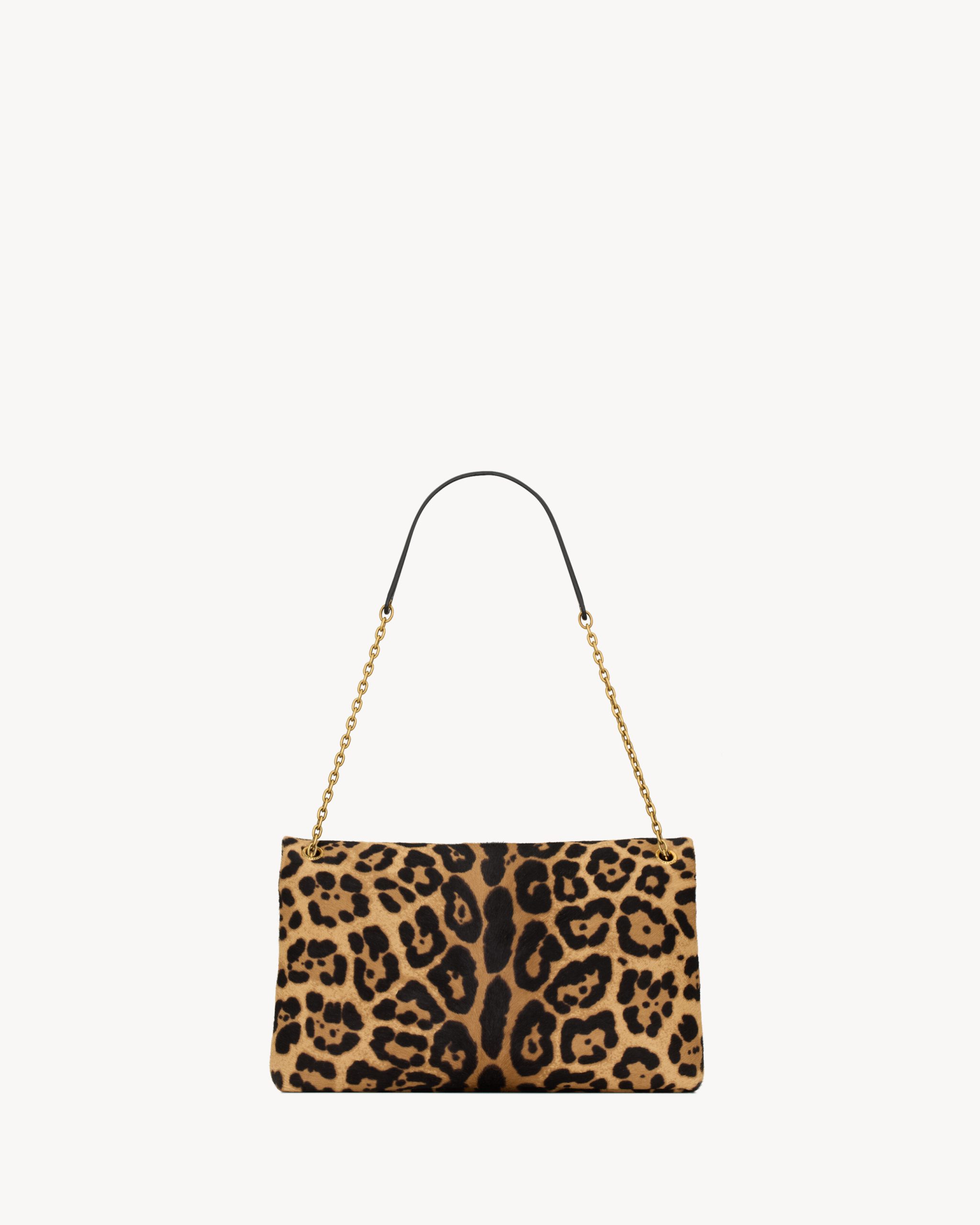 YSL CASSANDRE large pouch on chain in pony hair leather - Image 3
